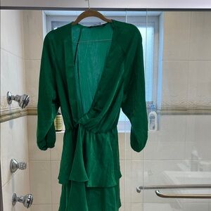 Zara Green Midi Dress